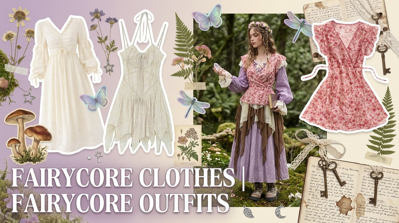 Fairycore Clothes | Fairycore Outfits - ottagecore clothes & outfits Fairycore Clothes | Fairycore Outfits - ottagecore clothes & outfits