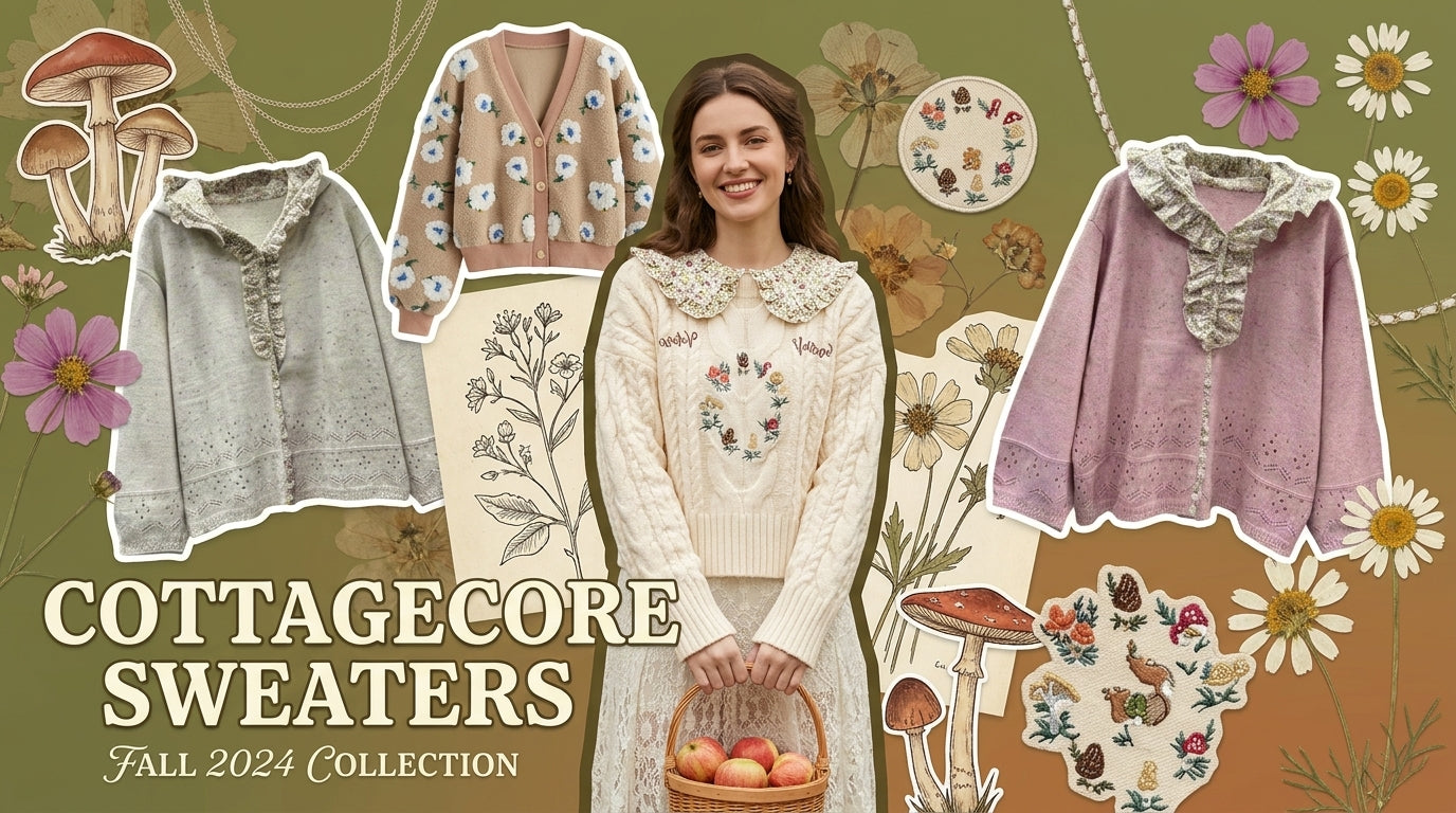Cottagecore Sweaters - ottagecore clothes & outfits