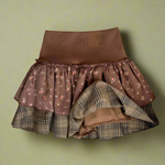 Plaid Petal Layers Skirt cottagecoreclothes