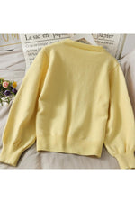 Vintage Flower Embroidery Warm Fall Cardigan cottagecoreclothes