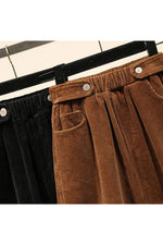 Corduroy A-line Long Skirt cottagecoreclothes