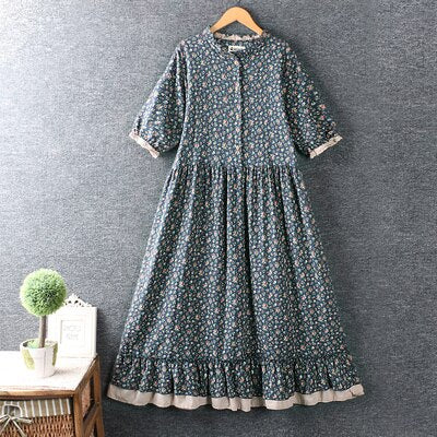 Double-layer Floral Summer Dress
