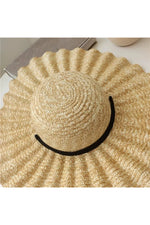 Large Brim Ribbon Straw Hat cottagecoreclothes