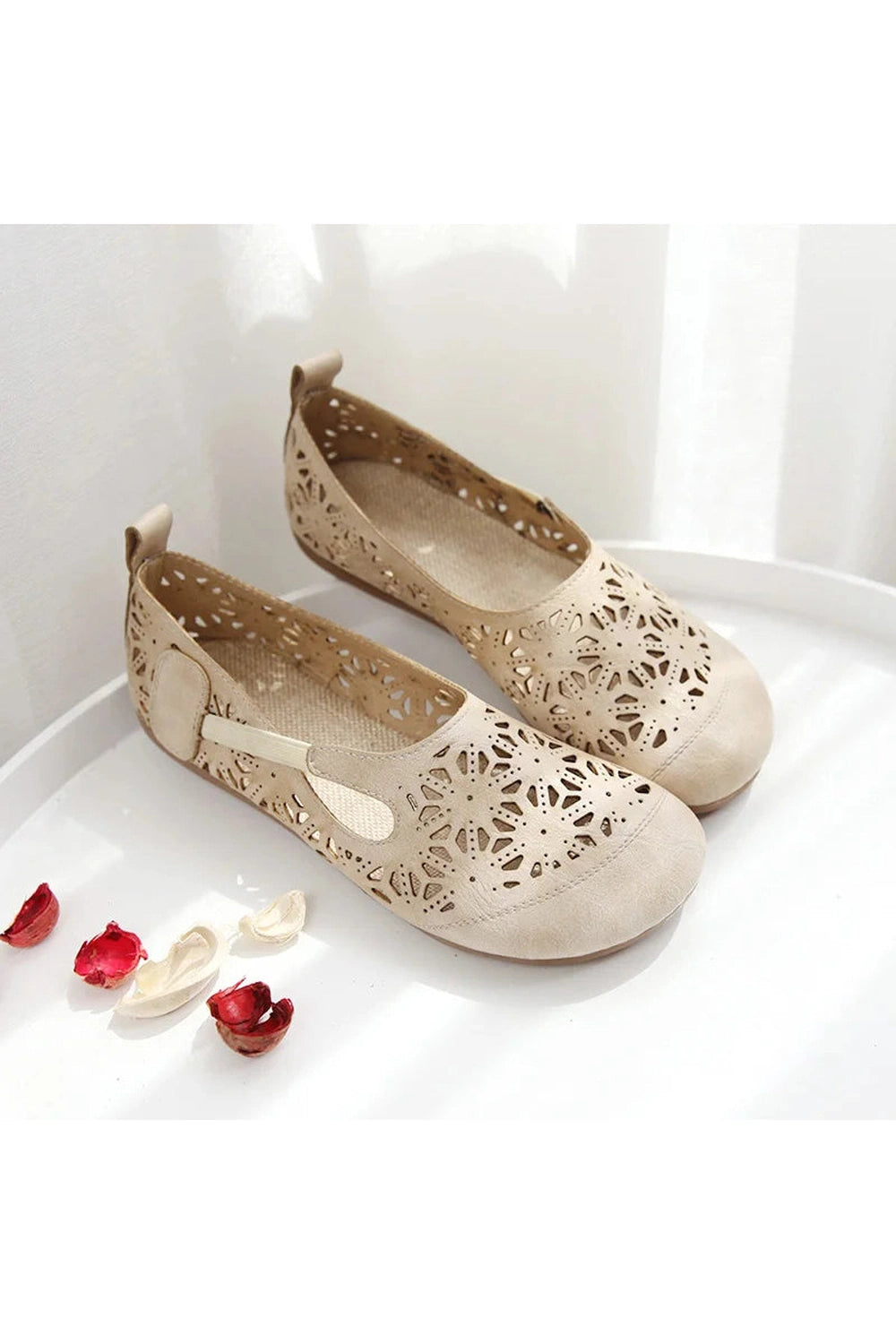 Retro Carved Baotou Shoes cottagecoreclothes