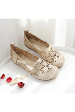 Retro Carved Baotou Shoes cottagecoreclothes