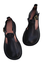 Dark Cottagecore British Style Leather Shoes cottagecoreclothes