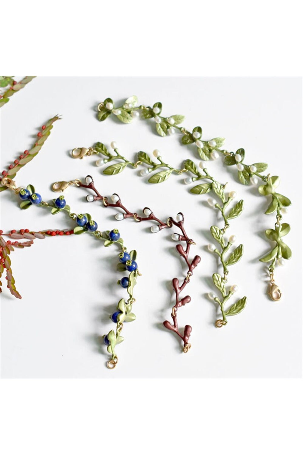 Goblincore Blueberry Pearl Bracelet cottagecoreclothes