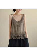 Vintage Lace Camisole Base Tank Top cottagecoreclothes