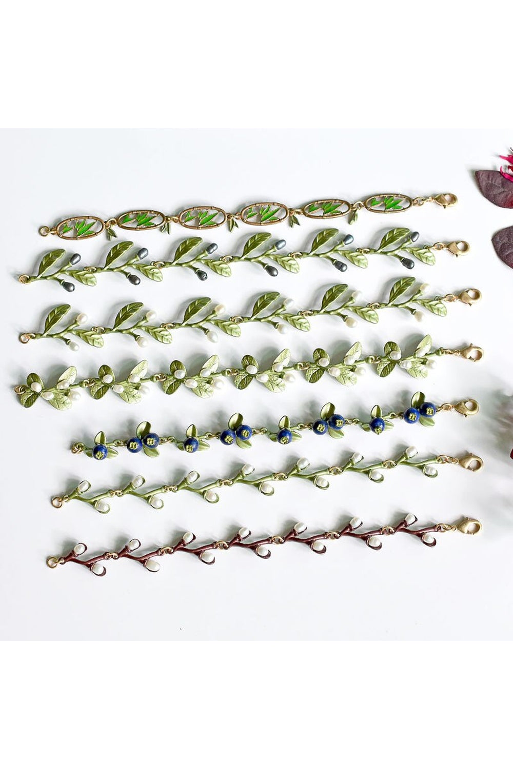 Goblincore Blueberry Pearl Bracelet cottagecoreclothes