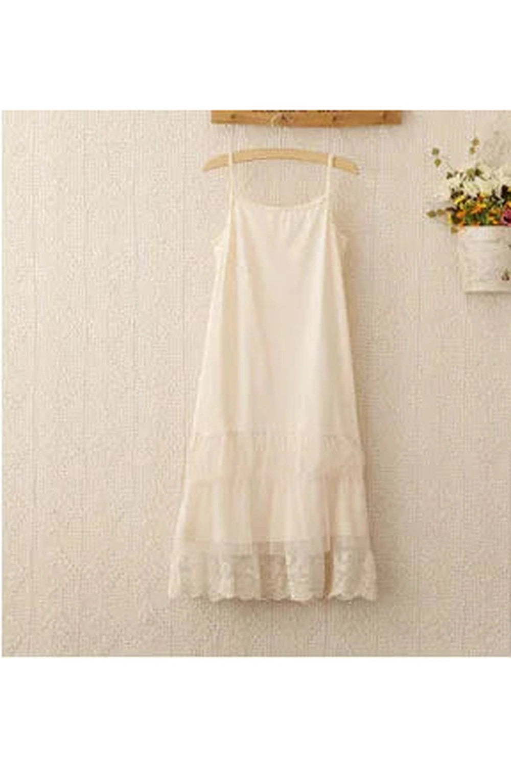 Midnight Lace Whisper & Ivory Elegance Slip Dress cottagecoreclothes