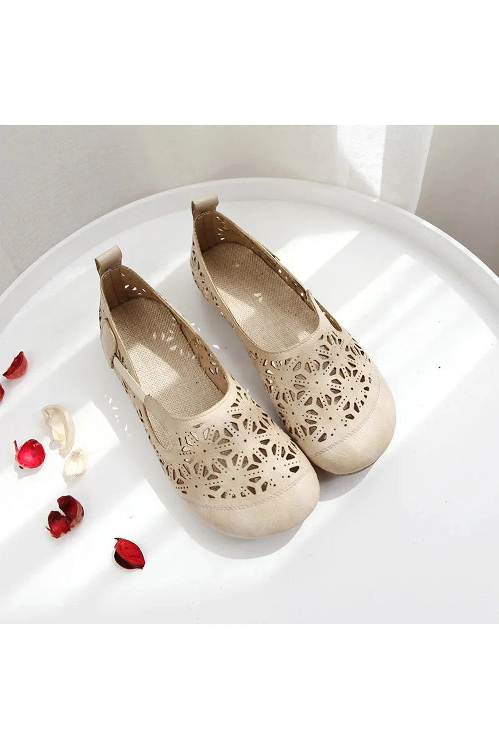 Retro Carved Baotou Shoes cottagecoreclothes