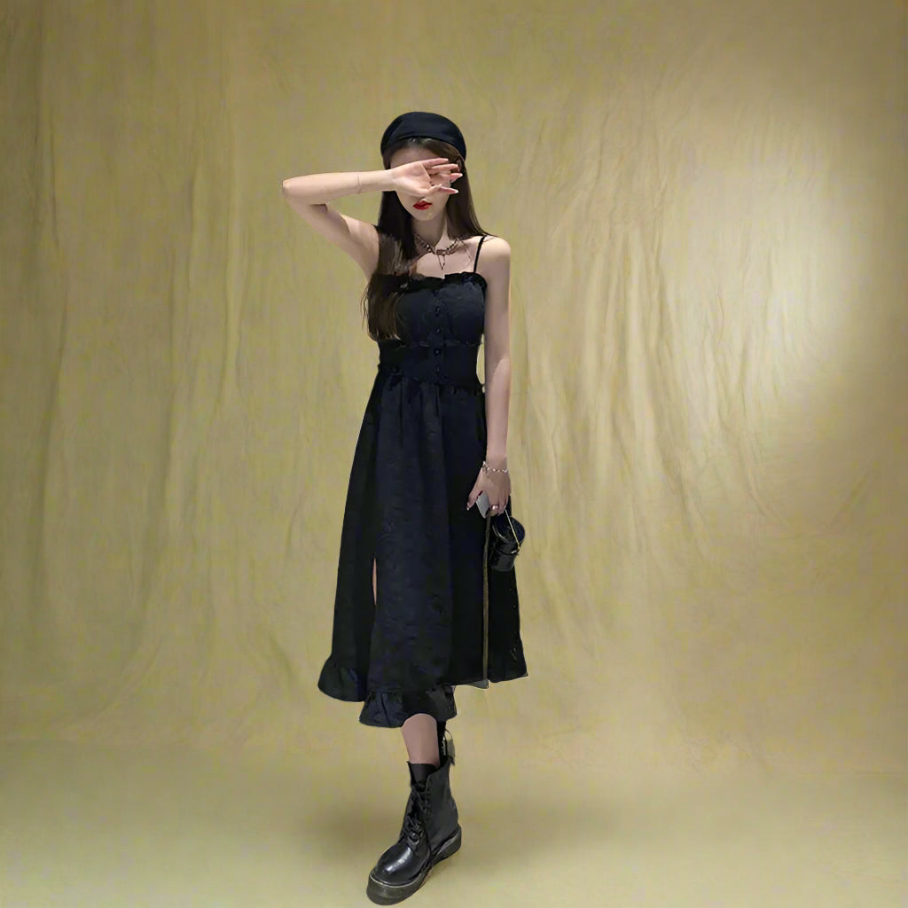 Fairycore Button-Up Sundress cottagecoreclothes