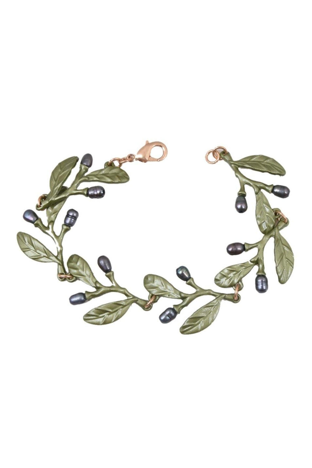 Goblincore Blueberry Pearl Bracelet cottagecoreclothes