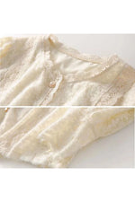 Vintage Pearl Button Lace Blouse cottagecoreclothes