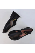 Dark Cottagecore British Style Leather Shoes cottagecoreclothes