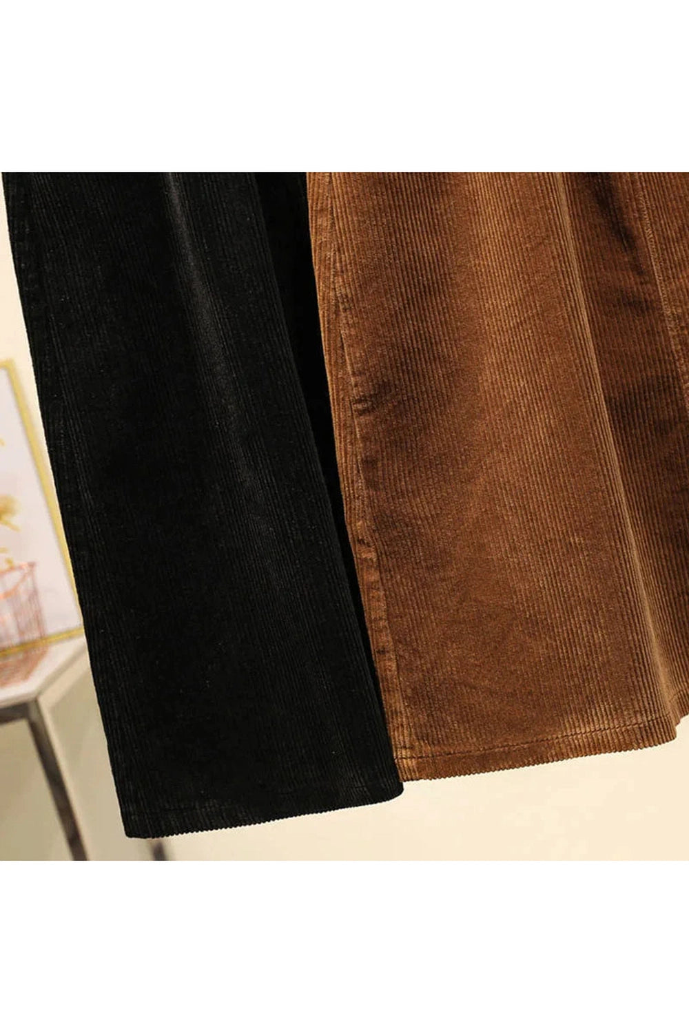 Corduroy A-line Long Skirt cottagecoreclothes