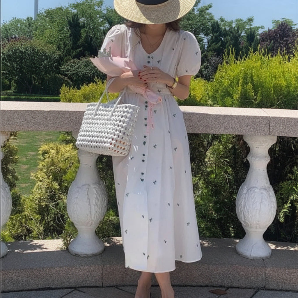 Cottagecore Midi Dress