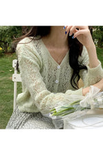 Cropped Summer Casual Fall Cardigan cottagecoreclothes
