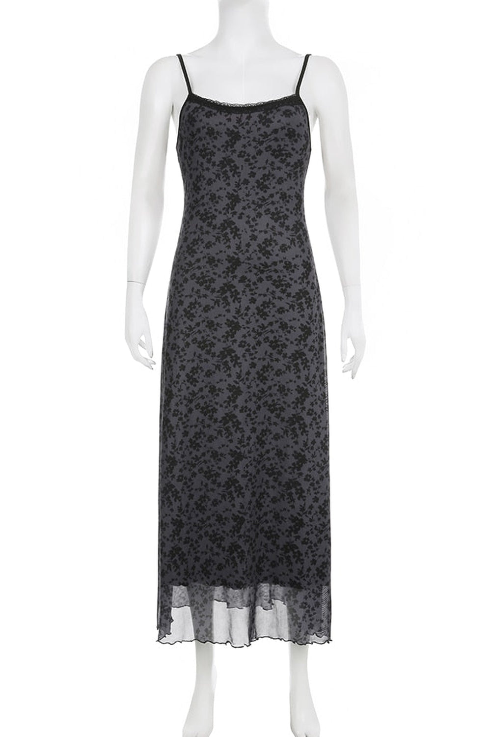 Dark Cottagecore Summer Retro Fairy Grunge Maxi Dress cottagecoreclothes