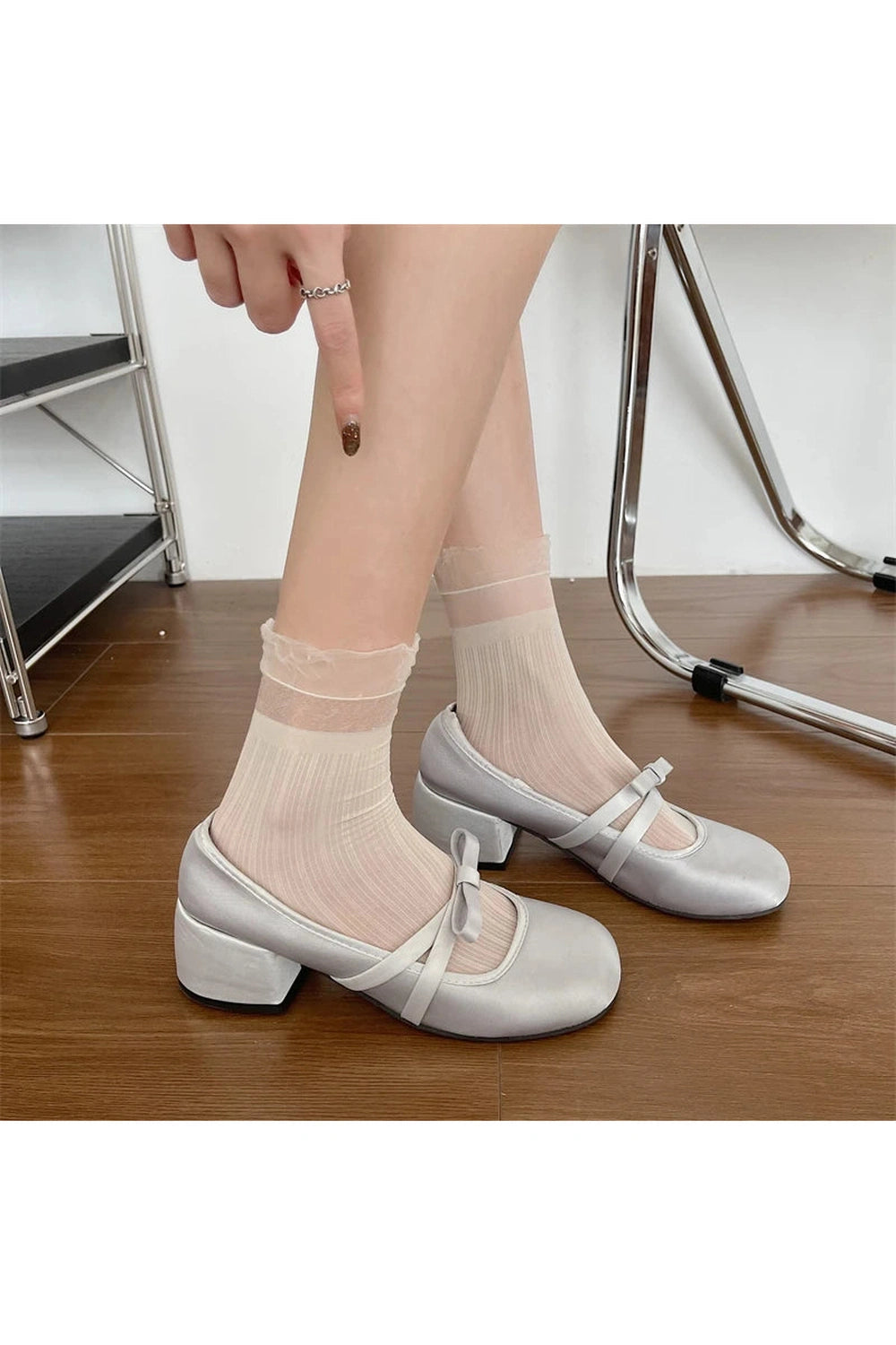 High Heel Mary Janes Shoes cottagecoreclothes