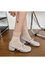 High Heel Mary Janes Shoes cottagecoreclothes