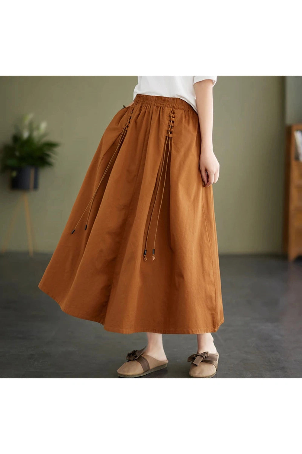 Pure Cotton Safari Skirt cottagecoreclothes
