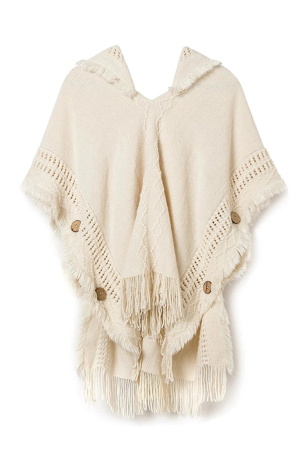 Knitted Cape Shawl Poncho cottagecoreclothes