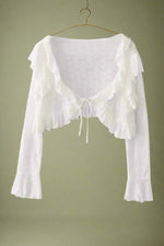 Fairycore Floral Bell Sleeve Top cottagecoreclothes