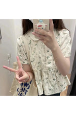 Meadow Whisper Peplum Top cottagecoreclothes