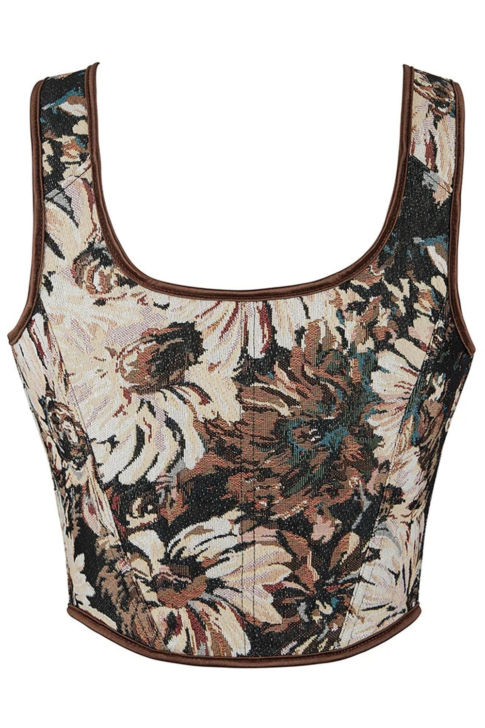 Retro Ribbon Tie Corset cottagecoreclothes