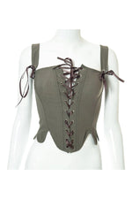 Renaissance Lace-up Corset Top cottagecoreclothes