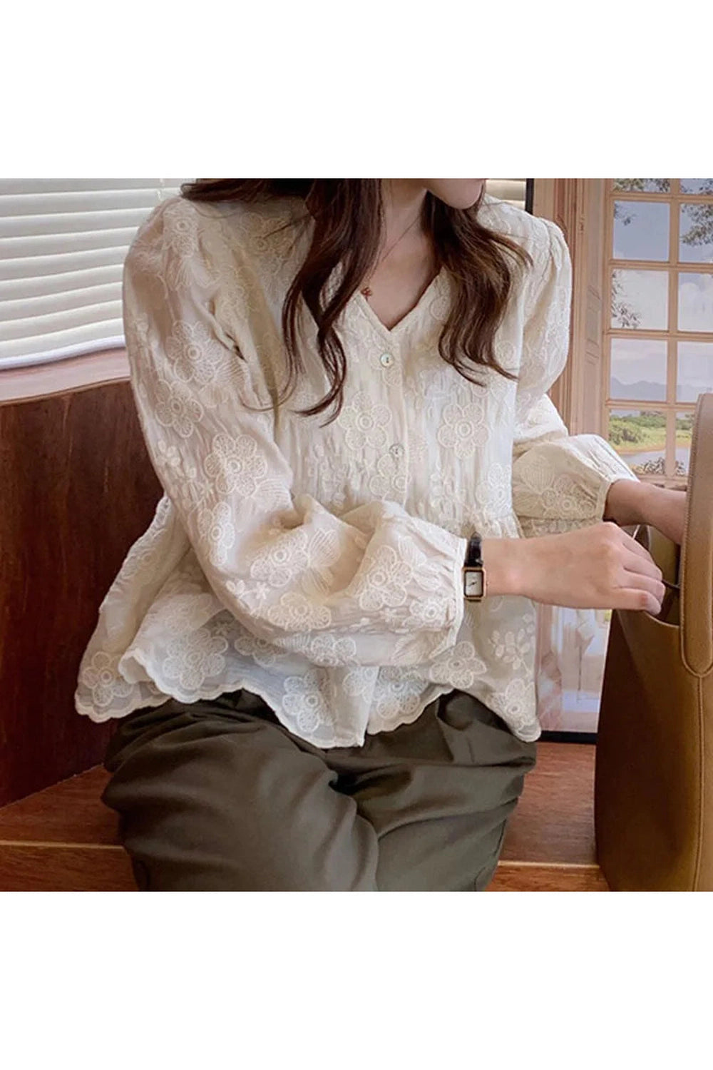 Whimsical Blossom Blouse cottagecoreclothes