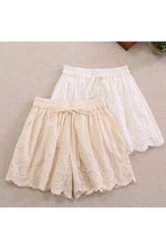 Sweet Hollow Embroidery Shorts cottagecoreclothes