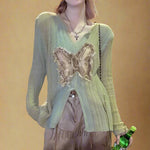 Fairycore Butterfly Dream Sweater cottagecoreclothes
