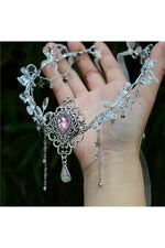 Forest Fairy Crystal Hair Tiara cottagecoreclothes