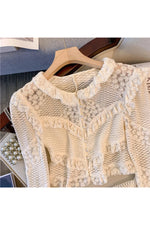 Cottagecore Floral Lace Blouse cottagecoreclothes