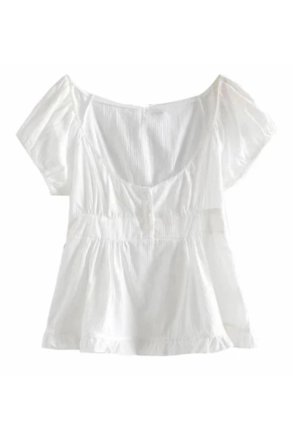 Ruffled Peasant Blouse cottagecoreclothes