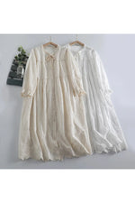 Moonlit Lace Dreams Dress cottagecoreclothes