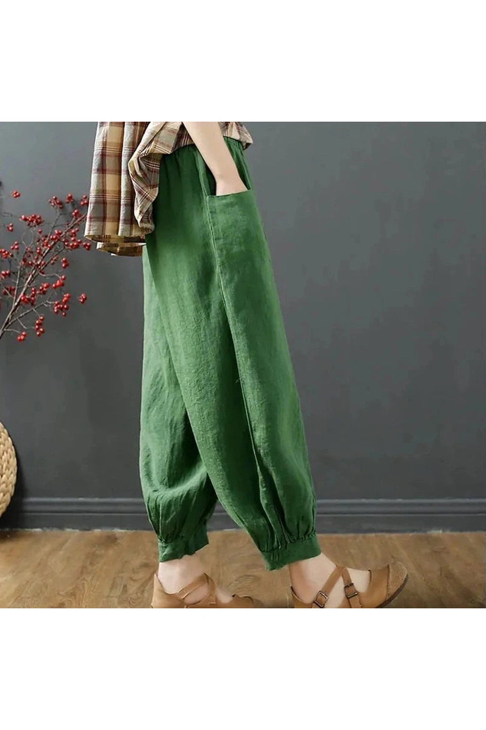 Linen Breeze Ankle Pants cottagecoreclothes