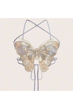 Butterfly Embroidered Sexy Top cottagecoreclothes