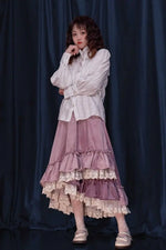 Purple Lace Sweet Skirt cottagecoreclothes