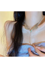 Witch Fairy Butterfly Necklace cottagecoreclothes