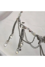 Pearls Heart Cross Necklace cottagecoreclothes