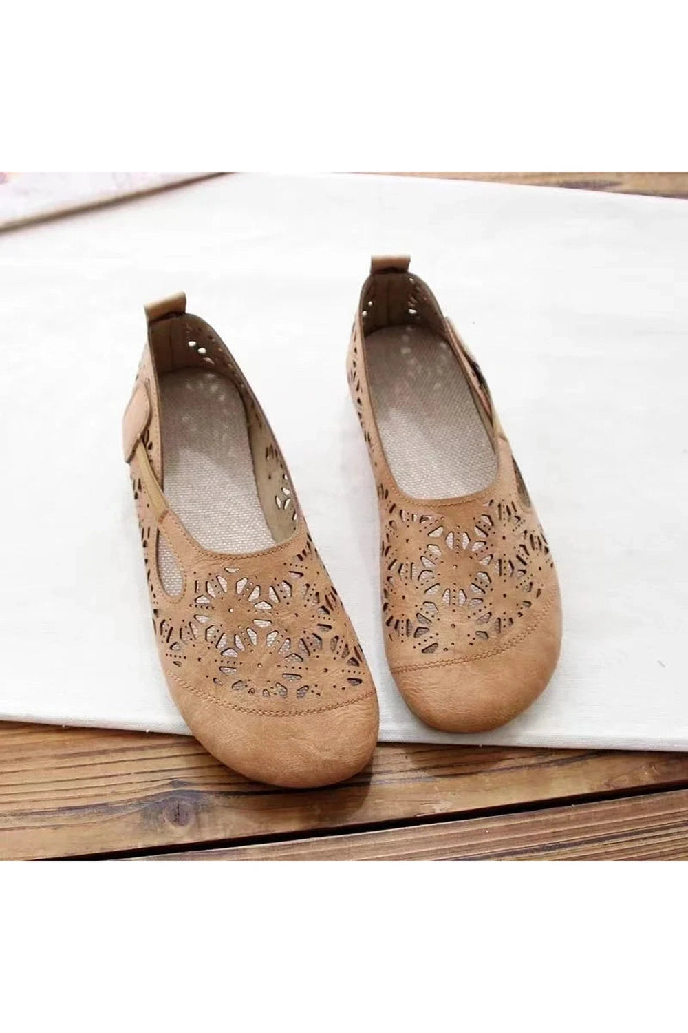 Retro Carved Baotou Shoes cottagecoreclothes