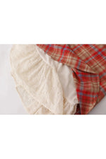 Mori Girl Plaid Vest Dress cottagecoreclothes