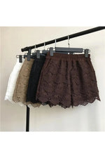 Dark Cottagecore Lace Overlay Shorts cottagecoreclothes