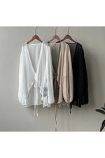 Solid Color Thin Style Fall Cardigan cottagecoreclothes