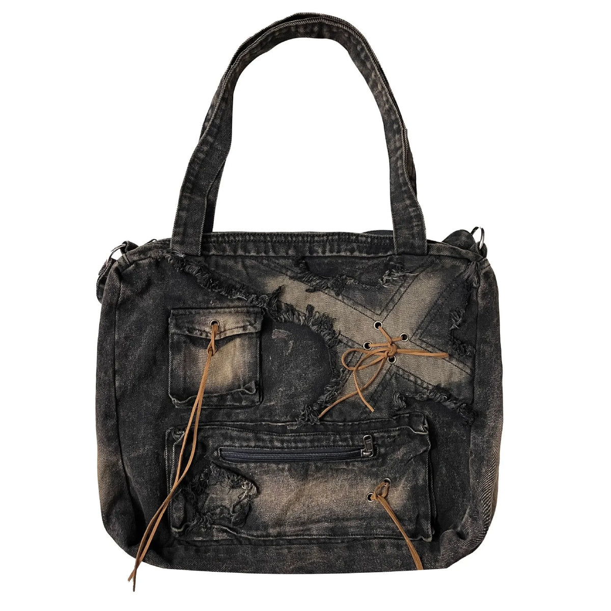 Grunge Stitch Slouch Bag