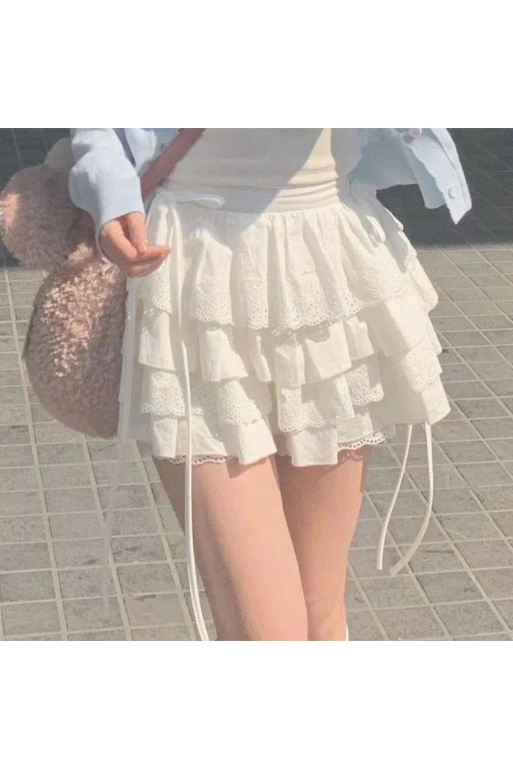 Fairycore Layered Ruffle Skirt cottagecoreclothes
