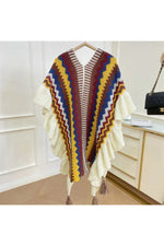 Ethnic Style Poncho cottagecoreclothes